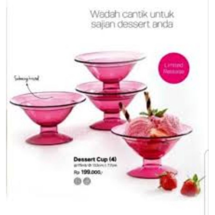 Tupperware Dessert Cup Cangkir Makanan Penutup