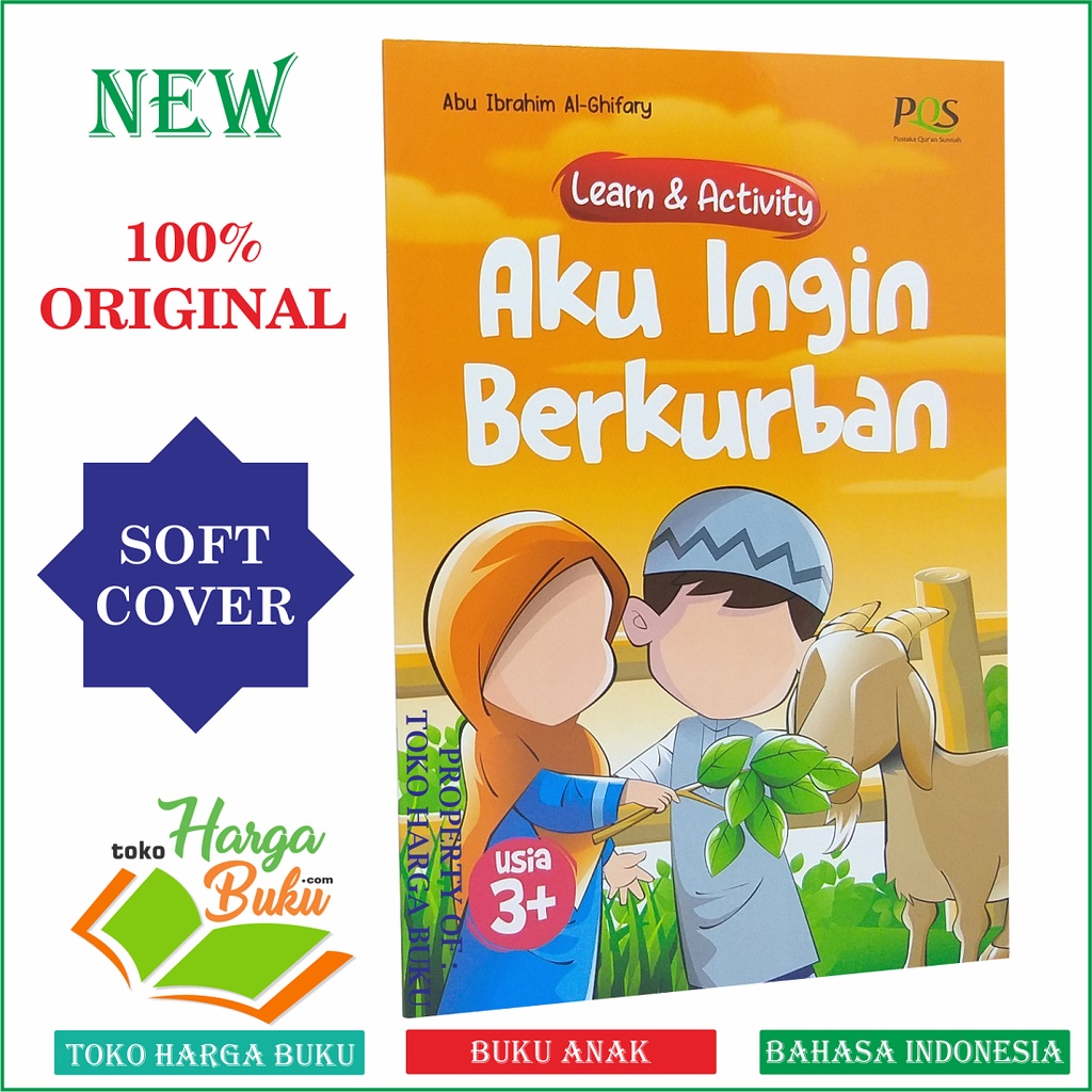 Foto Aku Ingin Berkurban Learn & Activity Usia 3+ Buku Anak Islam Penerbit Pustaka Quran Sunnah