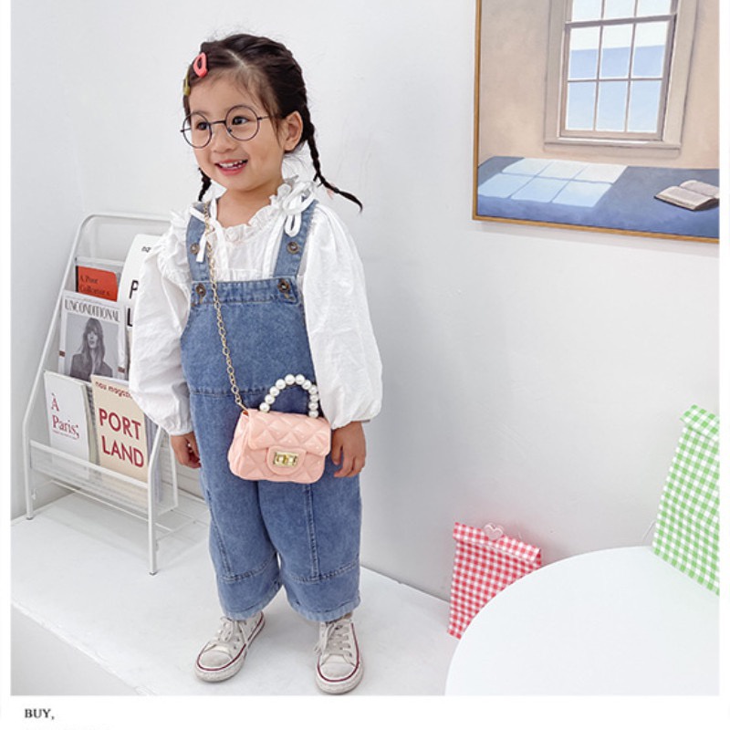 Tas Selempang Jinjing Jelly Mutiara/Tas Jelly Wanita DEWASA-ANAK /Tas Jelly Mini