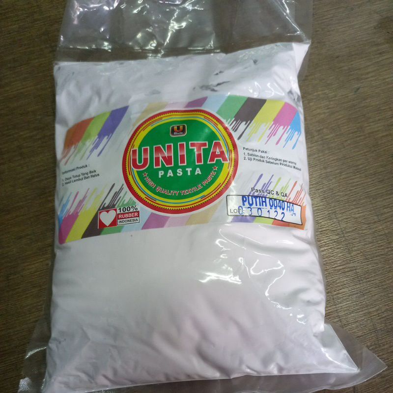 

Unita pasta putih 0040 HA 1 kg cocok buat sponbund