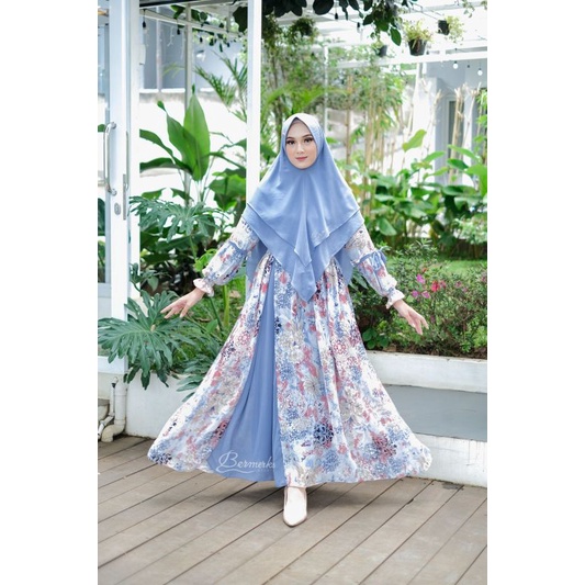 Alana serena set syar'i/gamis/dress/setsyar'i/terbaru/kekinian/lebaran/syar'i