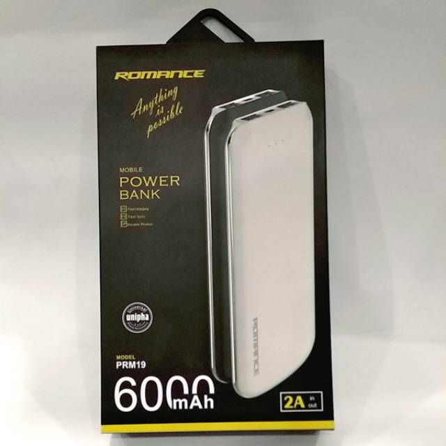 POWER BANK ROMANCE 6000MAH
