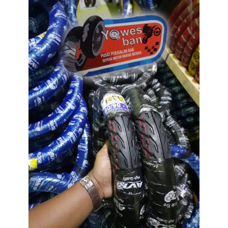 BAN MURAH  BAN MGR, TYR, AVR & VISSA FULLPRESS COCOK UNTUK MATIC 80/90 & 90/90 RING 14 BAN DALAM