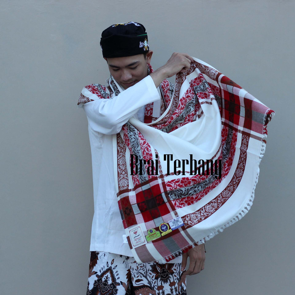 Sorban kashmiri shawl panjang premium habib full bordir made in india