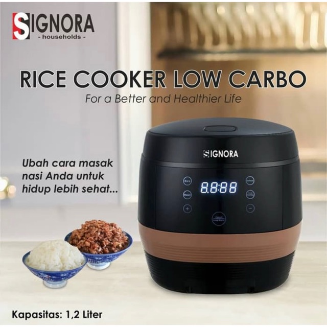 [READY STOCK] Rice Cooker Low Carbo Signora