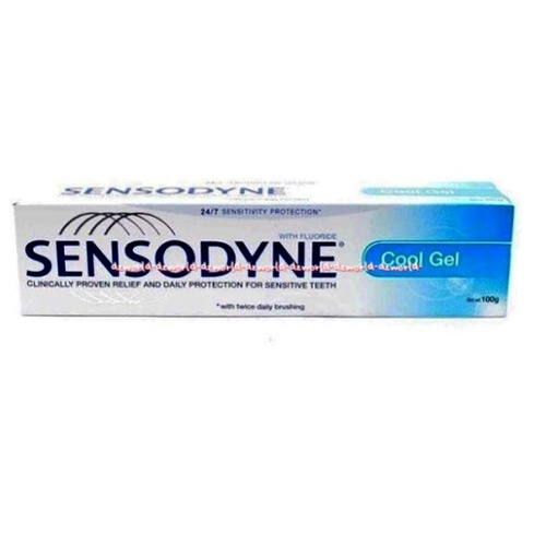 Sensodyne Cool Gel 100g Sensitive Protector Strong Teeth Odol Memperbaiki Gigi Sensitif Untuk Gigi Pasta Gigi Sensitive