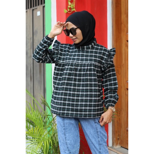 BLOUSE FLANEL TERKINI