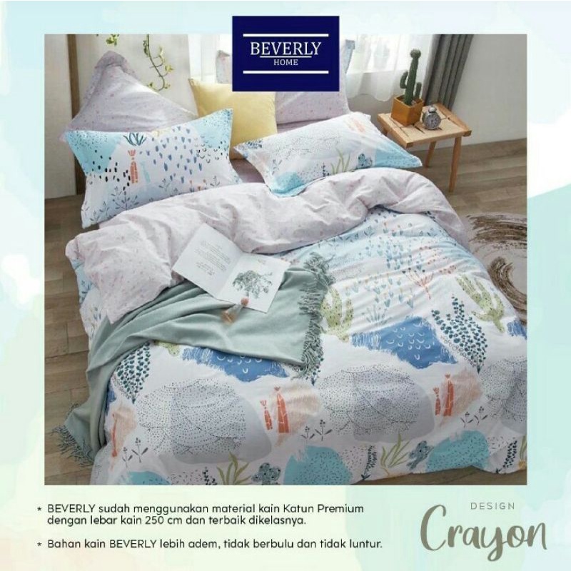 

Bedcover set katun star motif crayon