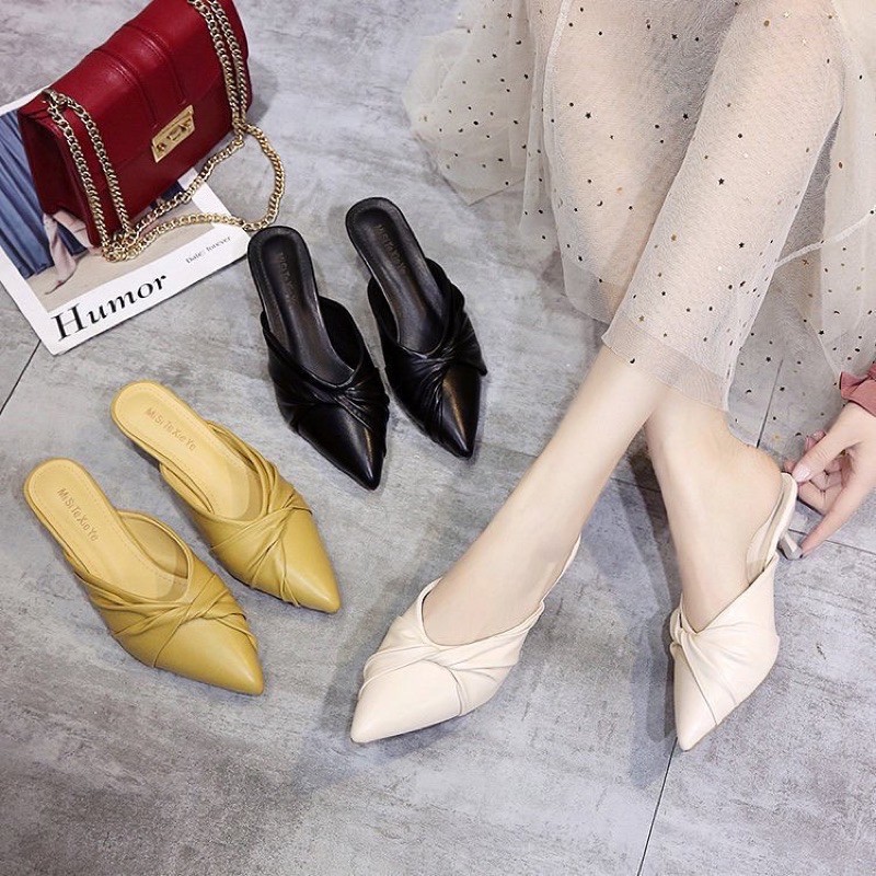 Heels wanita B317 import realpict