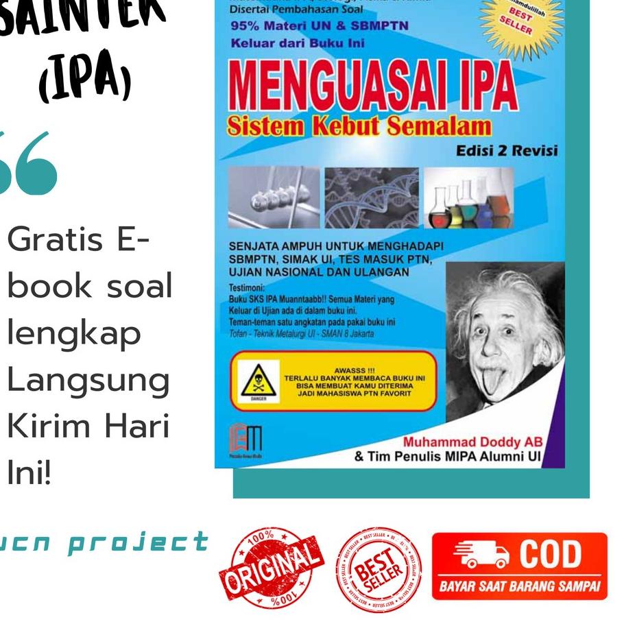 Laku Ribuan BUKU SKS/ MENGUASAI IPA SISTEM KEBUT SEMALAM / BUKU MENGUASAI SAINTEK BUKU CPNS !!