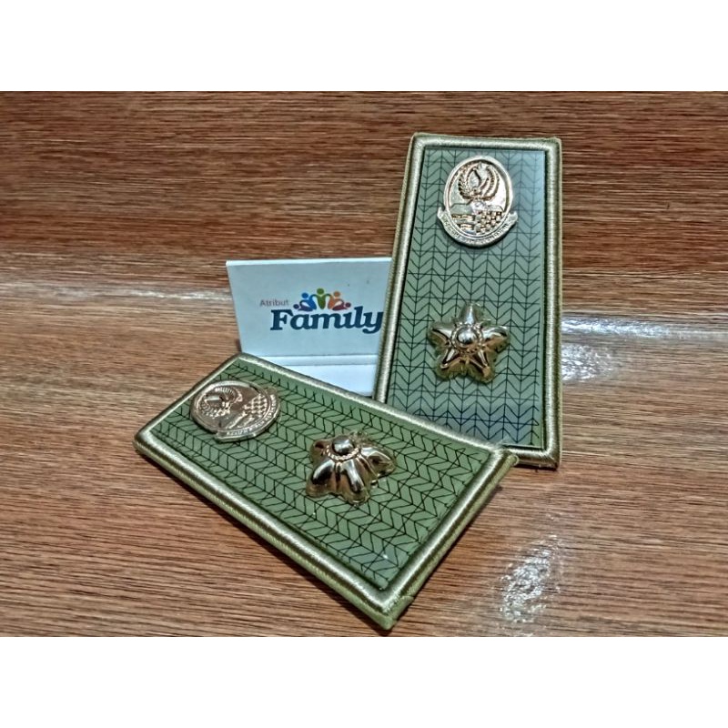 Pangkat Pdh ASN Jabar 3D Kain Akrilik