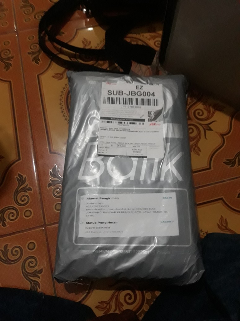 Kemeja Batik Pria Lengan Pendek Premium Warna Kuning Orange Coklat 729846 Cap 72