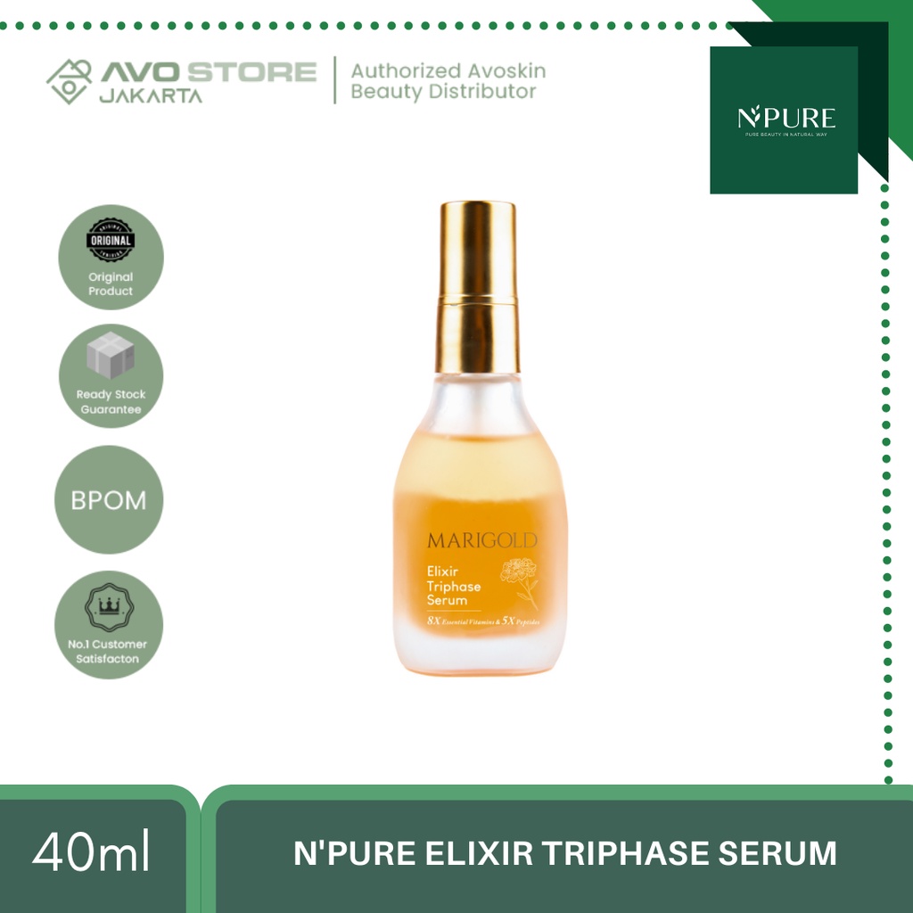 N'PURE Marigold Elixir Triphase Serum