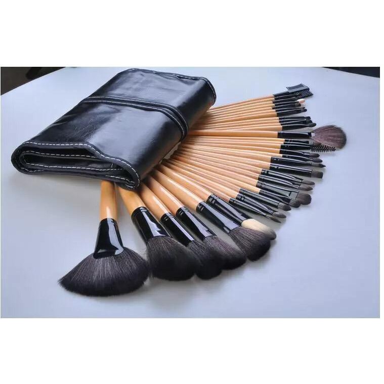 Image of Kuas Make Up Set 32 Lengkap SF1 Brush Pouch Makeup Alat Rias Wajah #3