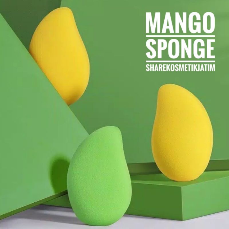 Spon Mangga Muda | Mango Make Up Sponge | Beauty Blender Mangga