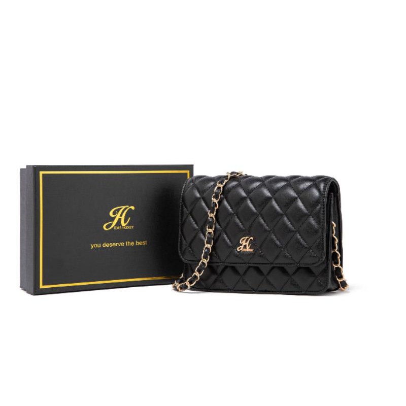 LA RISKU - PROMO TAS SLEMPANG ELLA BAG JIMS HONEY (FREE BOX)