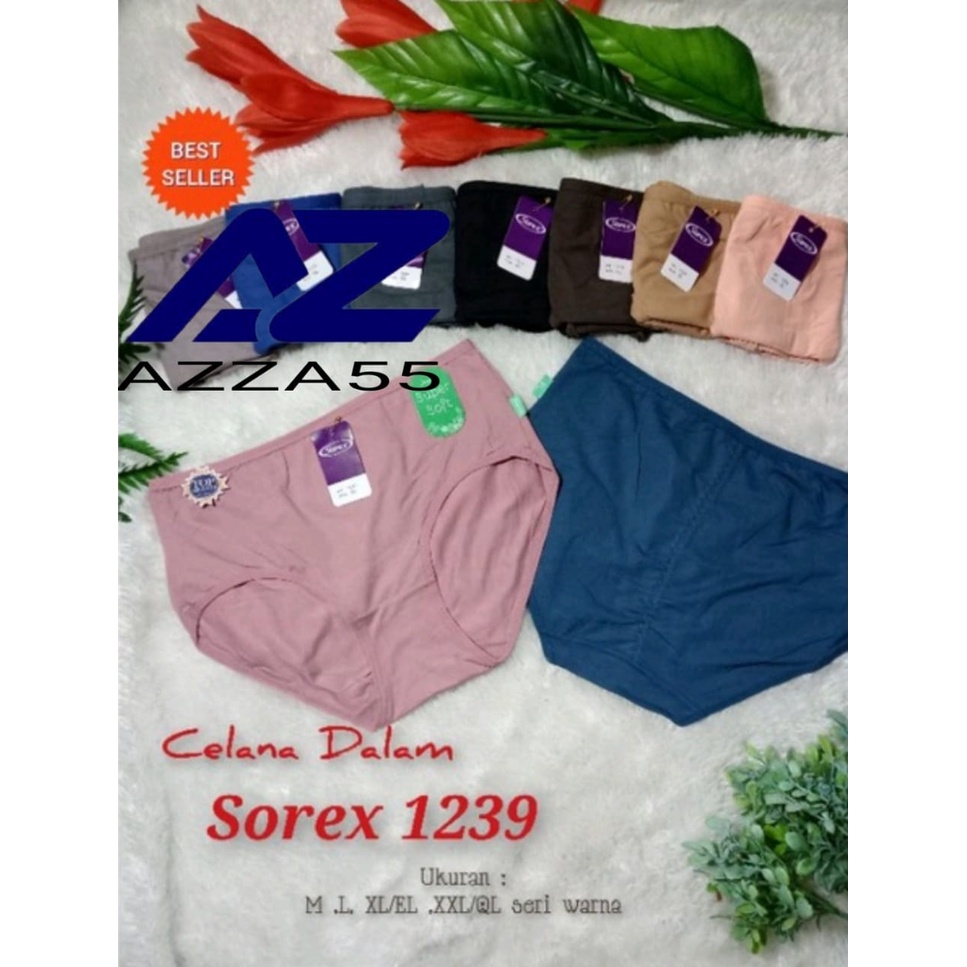 Celana dalam wanita sorex Art 1239 promo isi 6 pcs