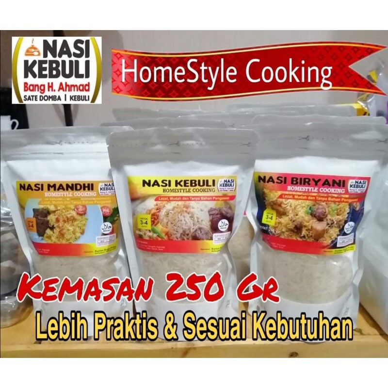

Nasi Kebuli Nasi Biryani Nasi Mandhi 250 gr untuk 3-4 porsi