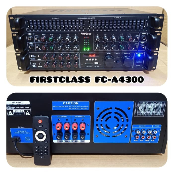 POWER AMPLI BLUETOOTH FIRSTCLASS FC A4300