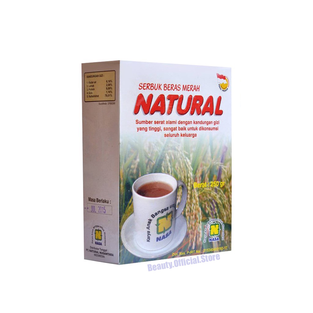 

Serbuk Beras Merah Natural 250 gram