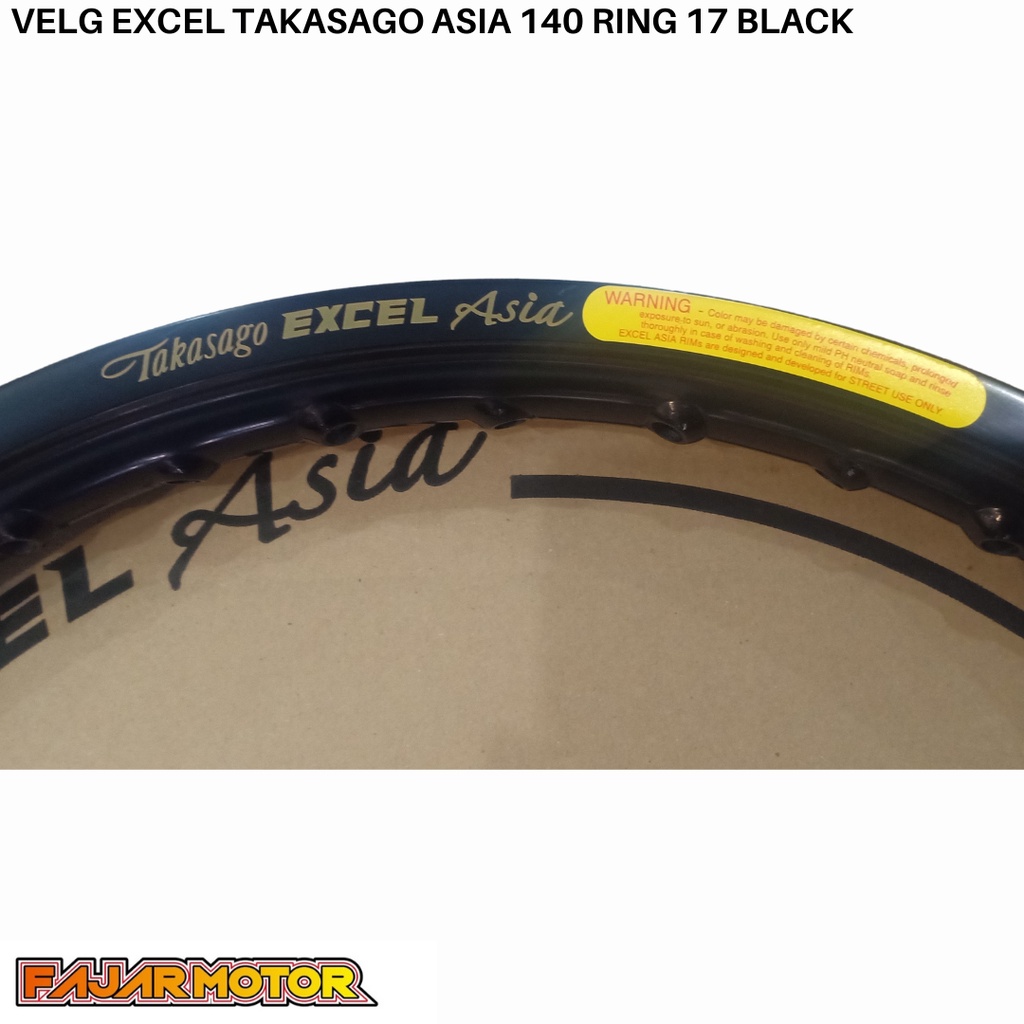 VELG EXCEL TAKASAGO ASIA W SHAPE 140 RING 17