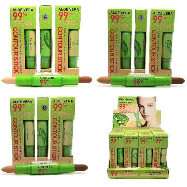 CONTOUR STICK KISS BEAUTY ALOEVERA 2in1