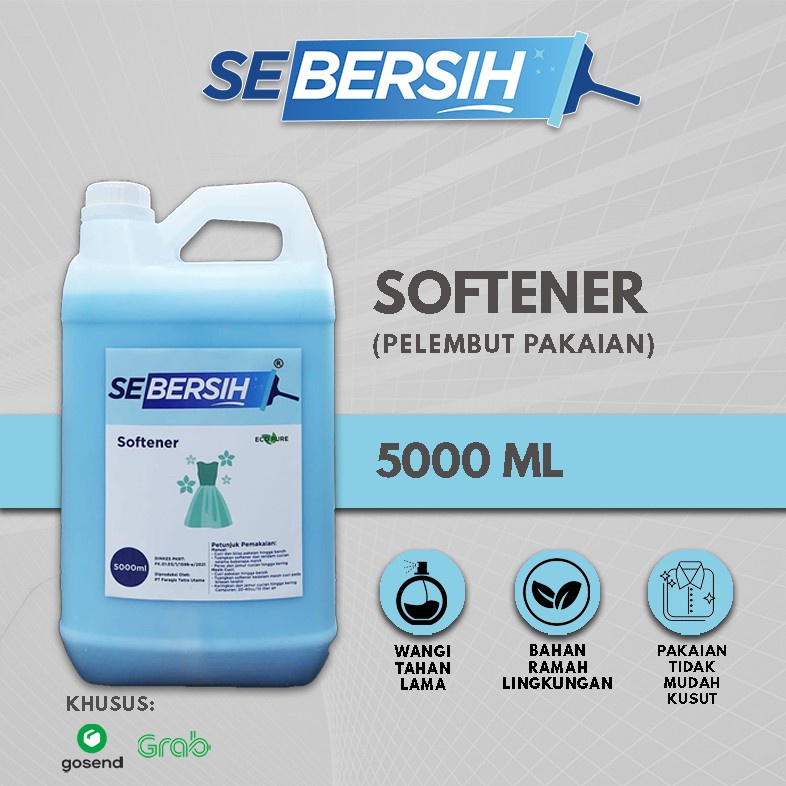 Softener Laundry / Pelembut Pewangi Pakaian 5 Liter 5L Literan Grosir
