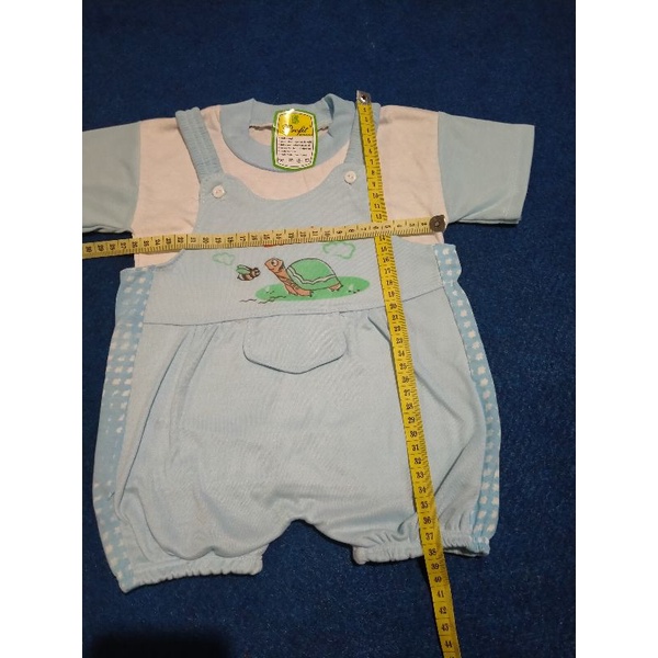 Overo lBayi Perempuan/Jumper Bayi Doble knit Kombinas iwarna Putih