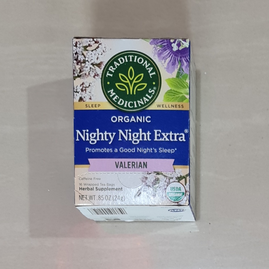 Teh Traditional Medicinals Organic Nighty Night Extra Valerian 24 Gram