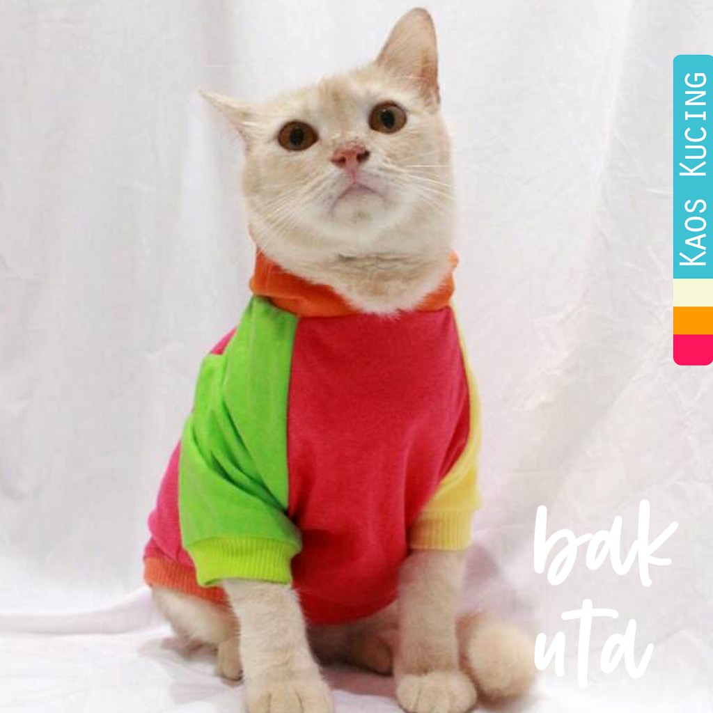 Kaos Jumper hoodie joker 1 untuk kucing dan anjing size S-XL / baju kucing terlaris 2019