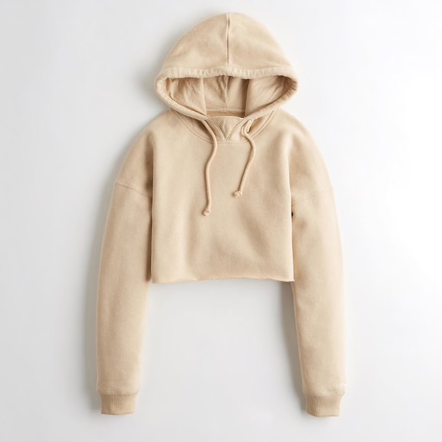 crop hoodie shopee