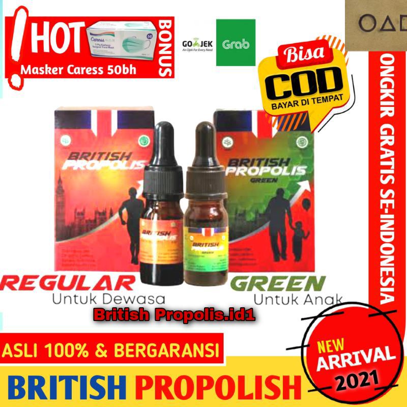 BRITISH PROPOLIS REGULER By IPPHO SANTOSA ORIGINAL 100% ASLI/REGULER/AMAN/BPOM/AMANDEL/AMBEIEN/ASMA/