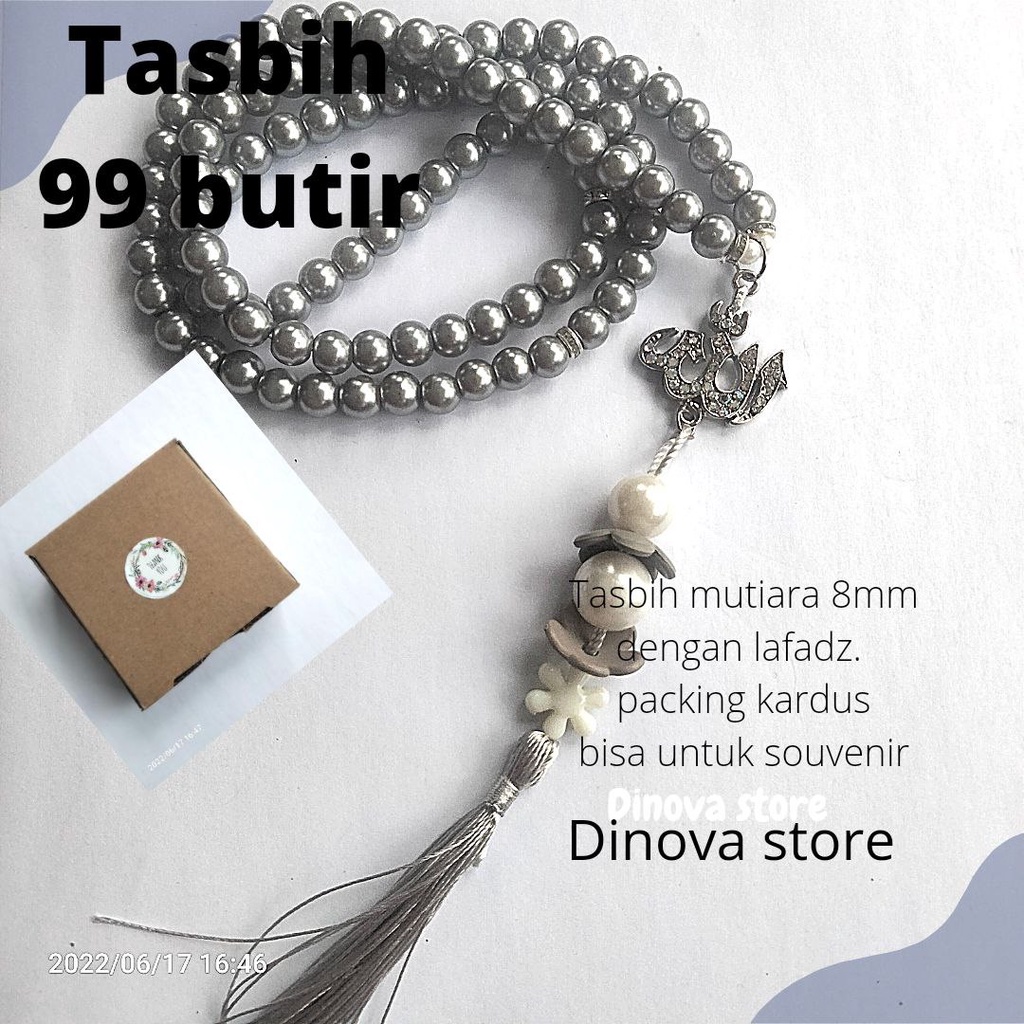 TASBIH 99 BUTIR/TASBIH MUTIARA LAFADZ