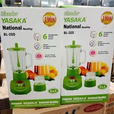 BLENDER PLASTIK YASAKA NATIONAL QUALITY, BLENDER TABUNG PLASTIK FOODGRADE 100% BAHAN PREMIUM