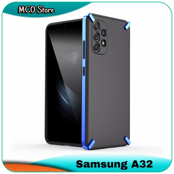Casing Samsung Galaxy A32 A 32 Luxury Plating PC Case Hard Cover
