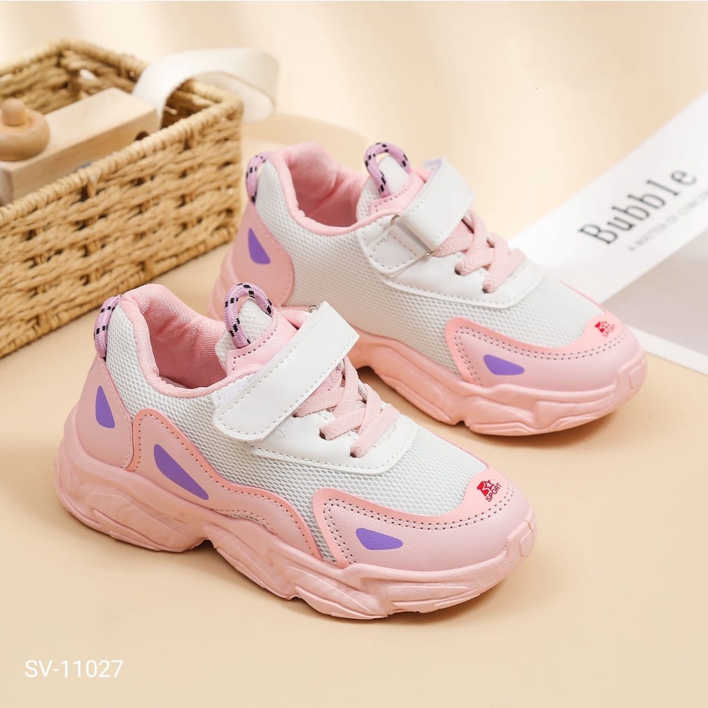 6.6 SALE &gt; Sv Kids Sepatu Anak SB Sneakers SV-11027(#Real Stock)