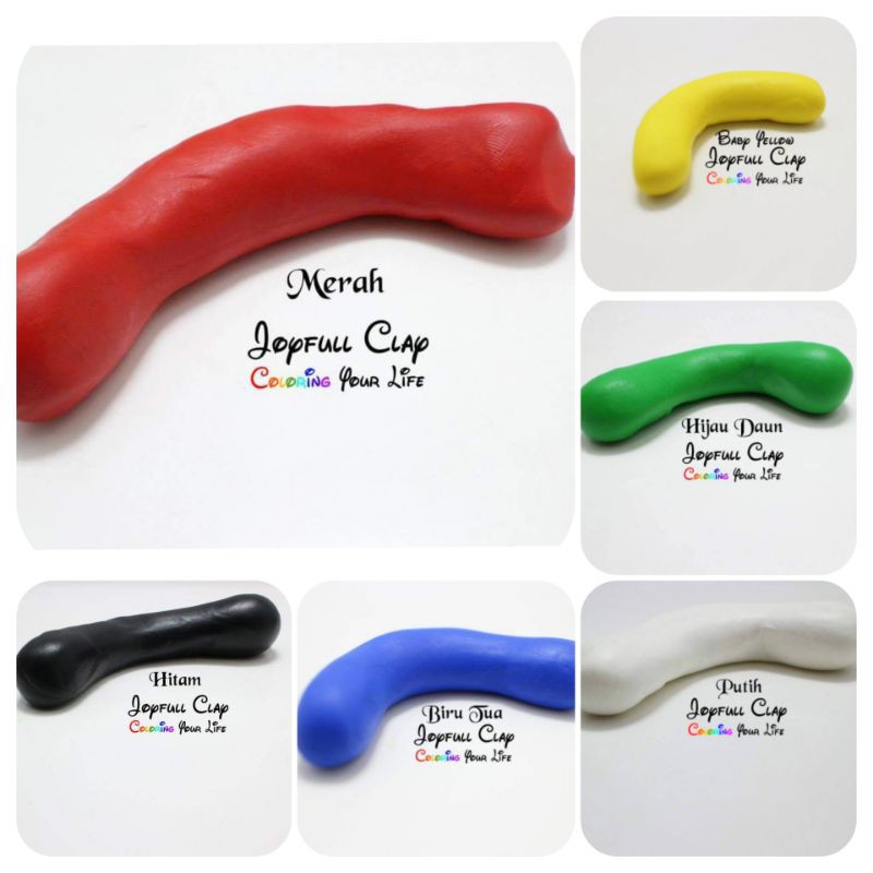 CLAY WARNA AIRDRYCLAY BAHAN CLAY JOYFULL CLAY COLD PORCELAIN ALAT CLAY MODELLING CLAY