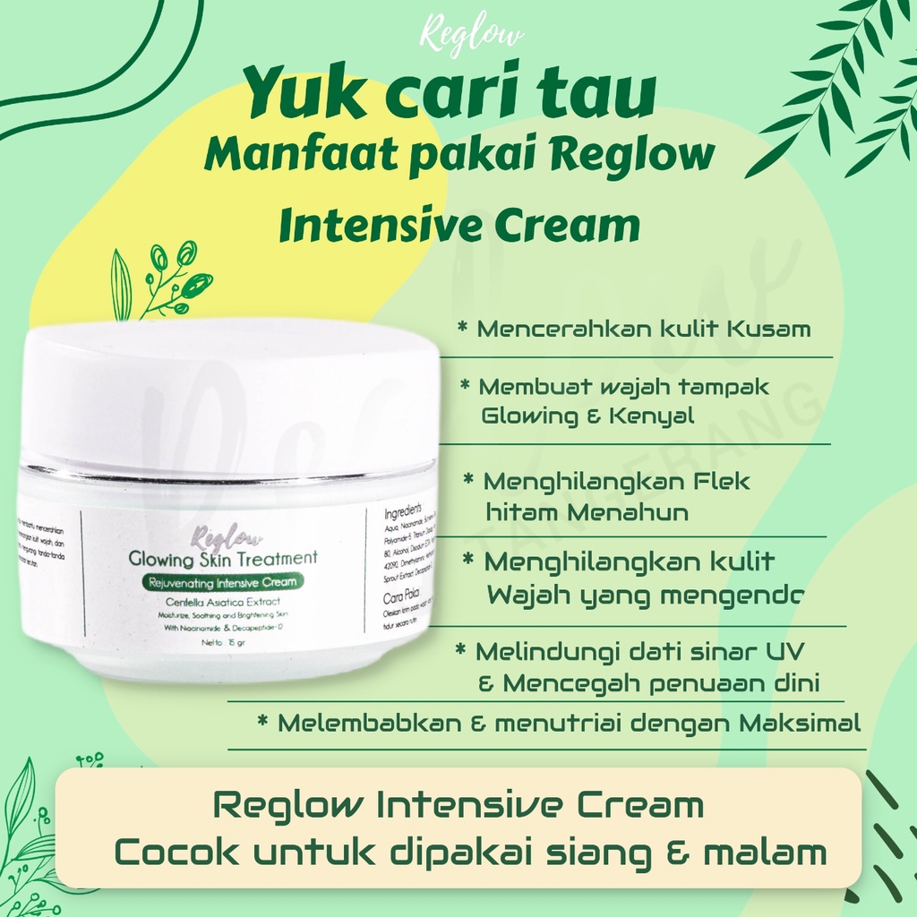 Reglow Paket Basic Skincare Perawatan Kulit Wajah Rutine BPOM 3 Item