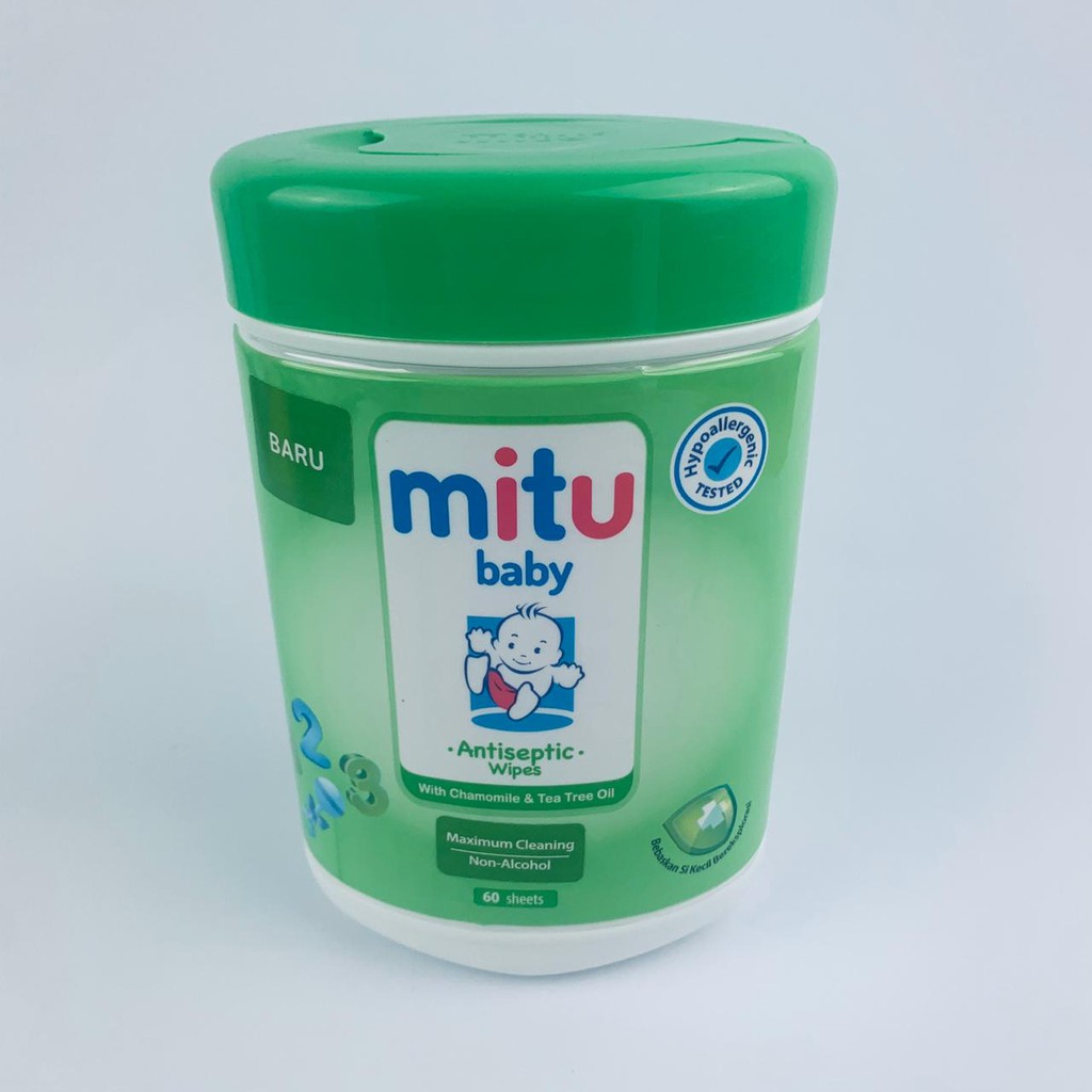 MITU / TISSUE / ANTISEPTIC / WIPES 60 SHEET