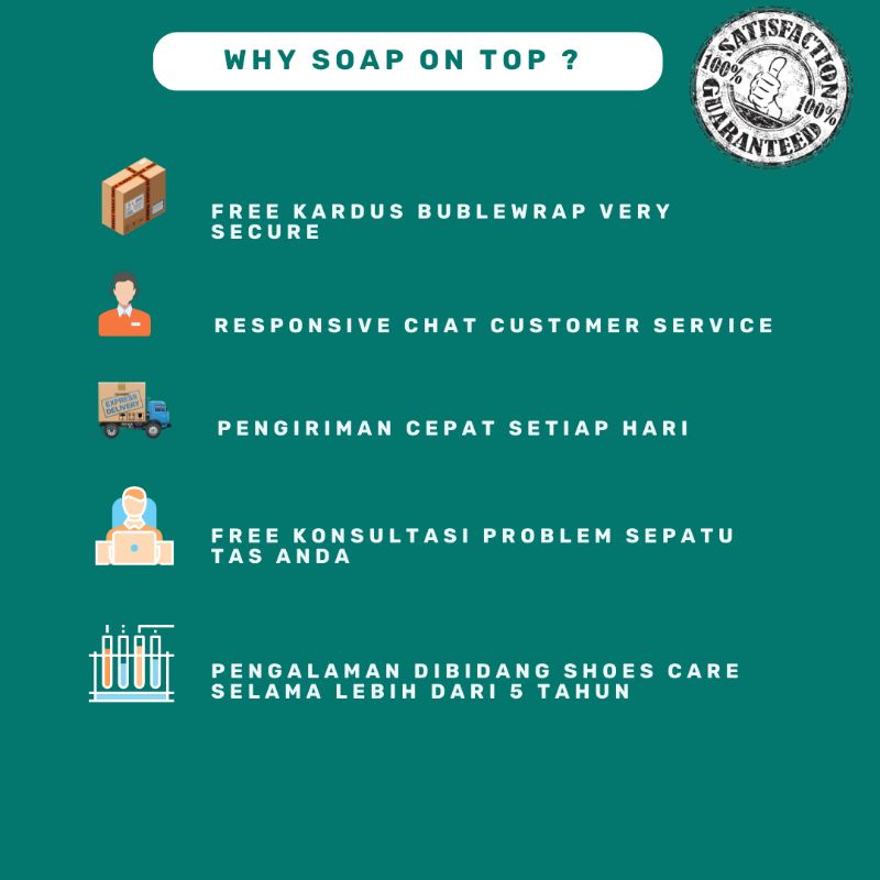 SOAP ON TOP - Pencuci sepatu - Shoe cleaner - Langsung spray tanpa bilas 250ml pembersih noda sepatu