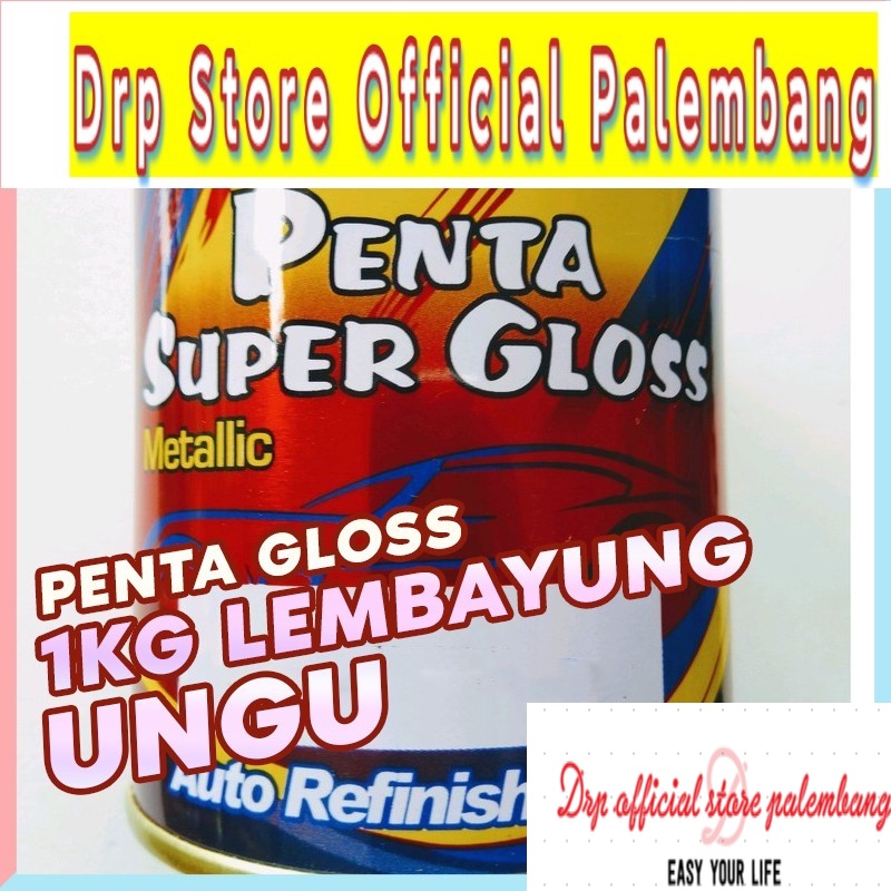 Cat Mutiara Lembayung Biru pearl Penta Super Gloss 1 KG / Sekilo Cat Mobil Motor Handalan