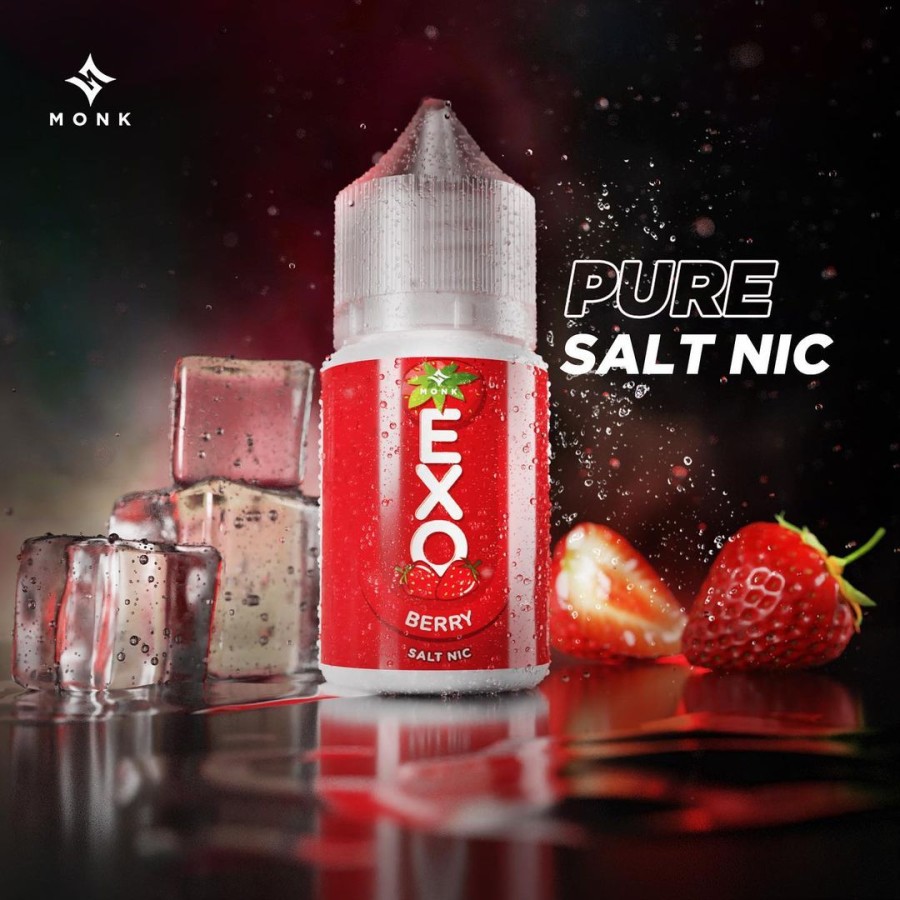 EXOTIC SALT BERRY STRAWBERRY EXO BERRY BY MONK CLOUD 10MG 30ML