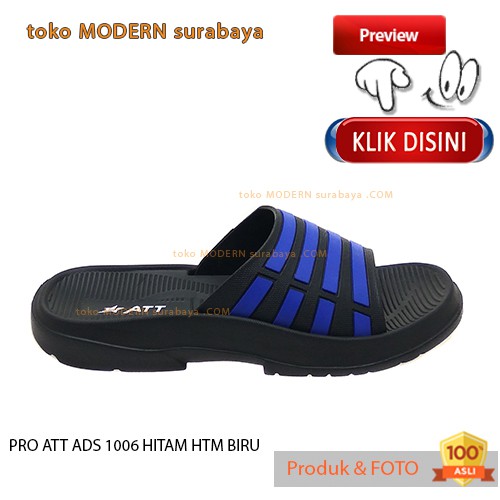 PRO ATT ADS 1006 HITAM HTM BIRU sandal pria selop karet murah