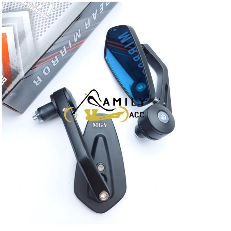 SPION JALU OVAL BAR END FULL CNC MGV REPLIKA RIZOMA MOTOR UNIVERSAL NMAX AEROX PCX LEXI MIO VARIO