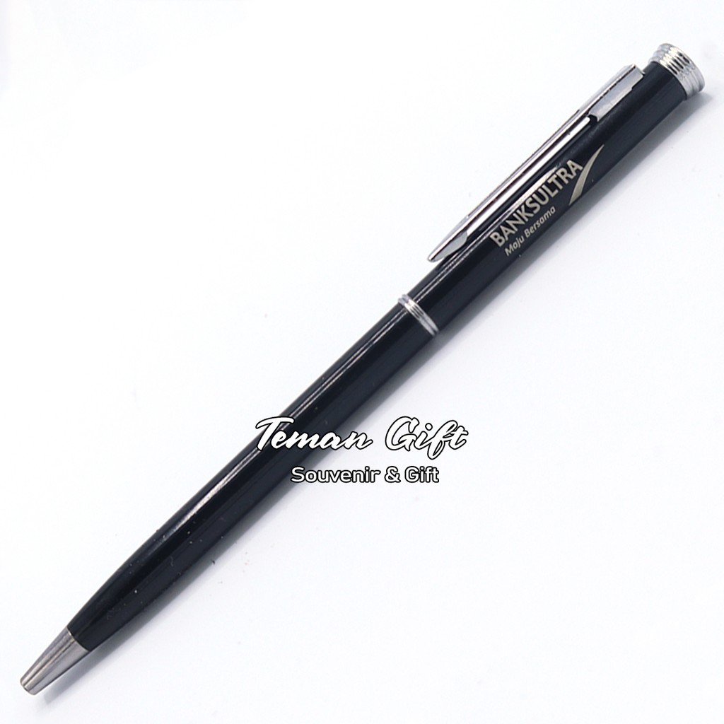 

Pen Metal PM 09 Pulpen Stainless Bisa Custom Logo/Nama PM 09