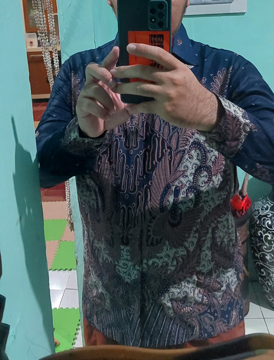 Kemeja Batik Pria Lengan Panjang Pekalongan Motif Terlaris Ready Seragam