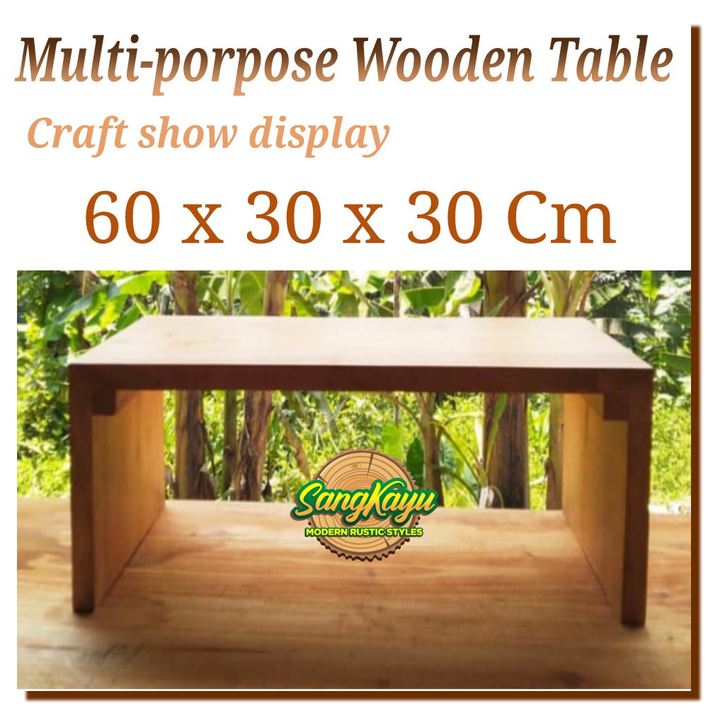 Multi-purpose table stand display 60x30x30 table craft succulent table