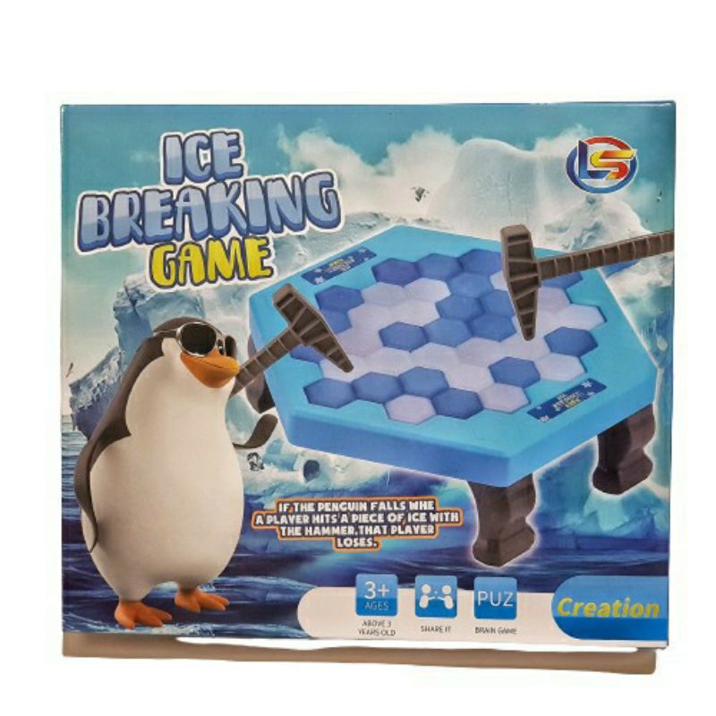AJ Mainan Anak Pinguin Trap Ice Breaking Game Murah