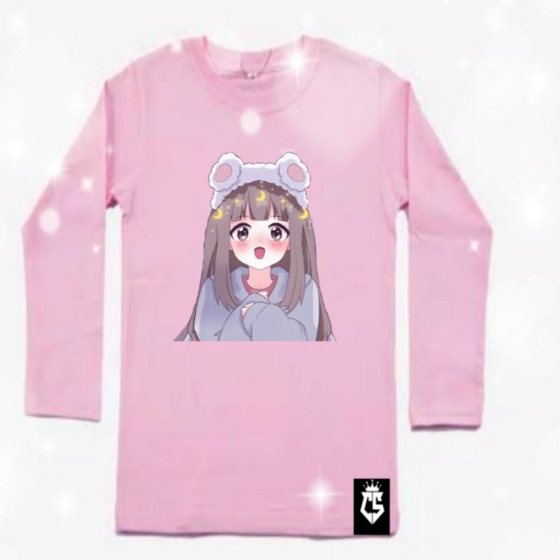 anime kaos anak baju anak