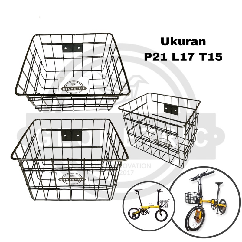 KERANJANG SEPEDA LIPAT / MINION / MINI / ANAK / RETRO